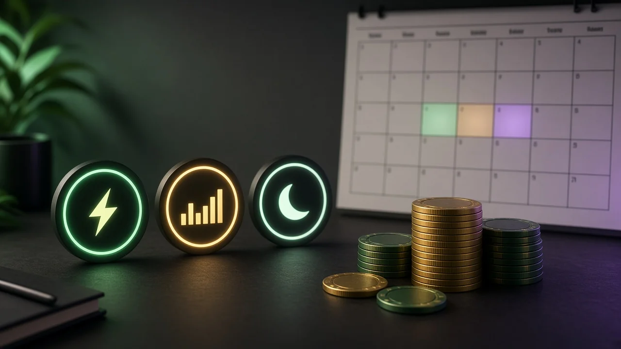 Personalised rewards. Instant, weekly and monthly components